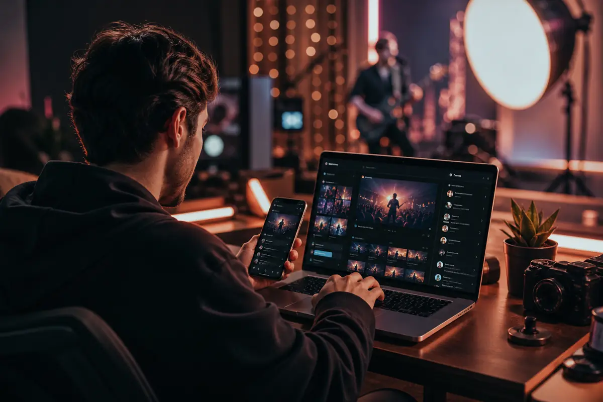 Creator managing fans and revenue on the SGSuperFans platform